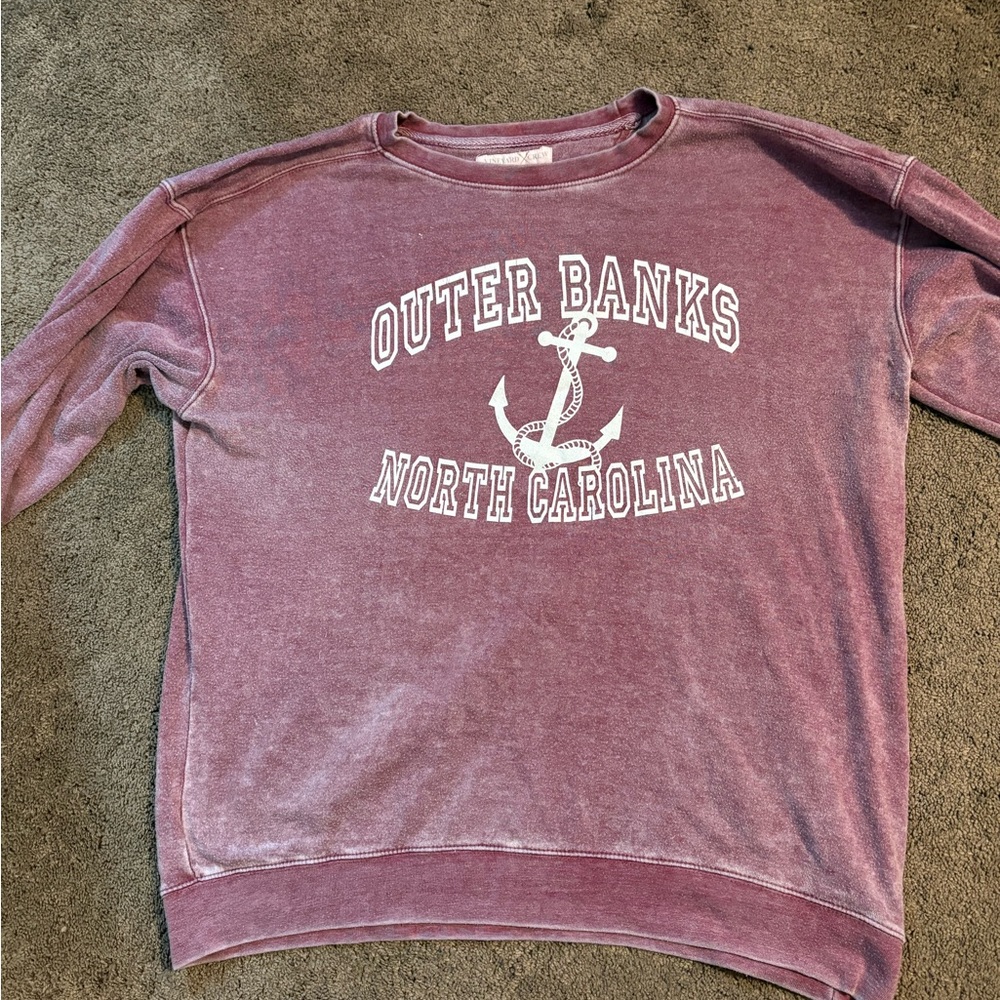 Outer Banks North Carolina Soft Sweatshirt - Purple